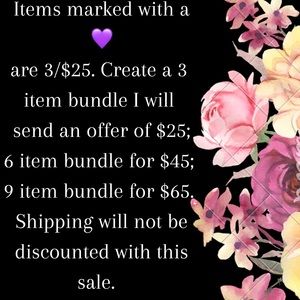 President’s Day Sale!!!! 🔥🔥🔥